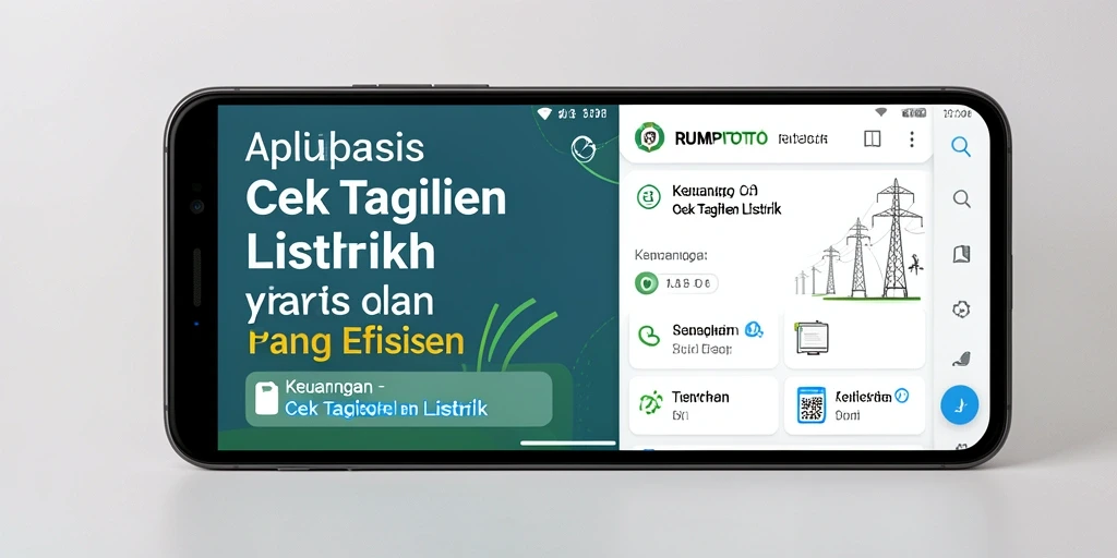 Antarmuka RUMPITOTO yang user-friendly untuk cek tagihan listrik