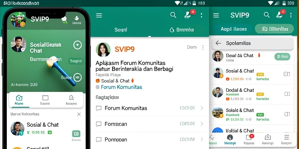 Tampilan antarmuka yang sederhana dan intuitif dari SVIP9.