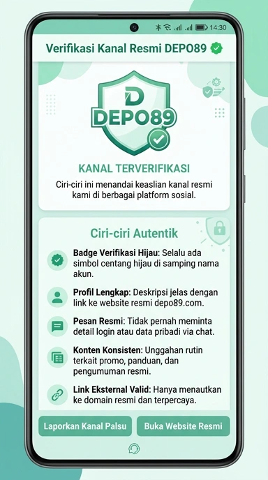 Halaman Resmi Depo89 untuk Pengguna Android Indonesia